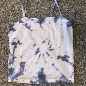 Target Cropped Tie Dye Tank Top